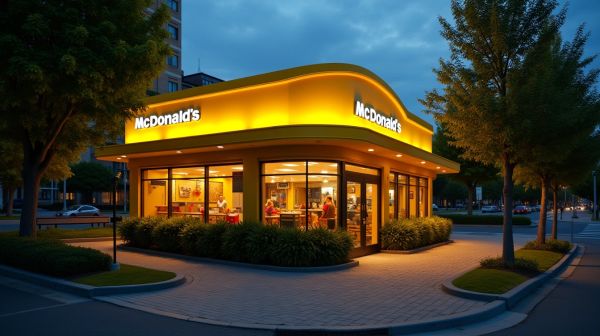 Le restaurant McDonald's à proximité, toujours là pour vous